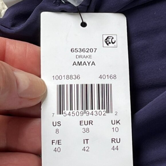 Amoressa by Miraclesuit NWT Women’s Purple Oil Slick Drake One-Piece Swimsuit 8 - Picture 8 of 16